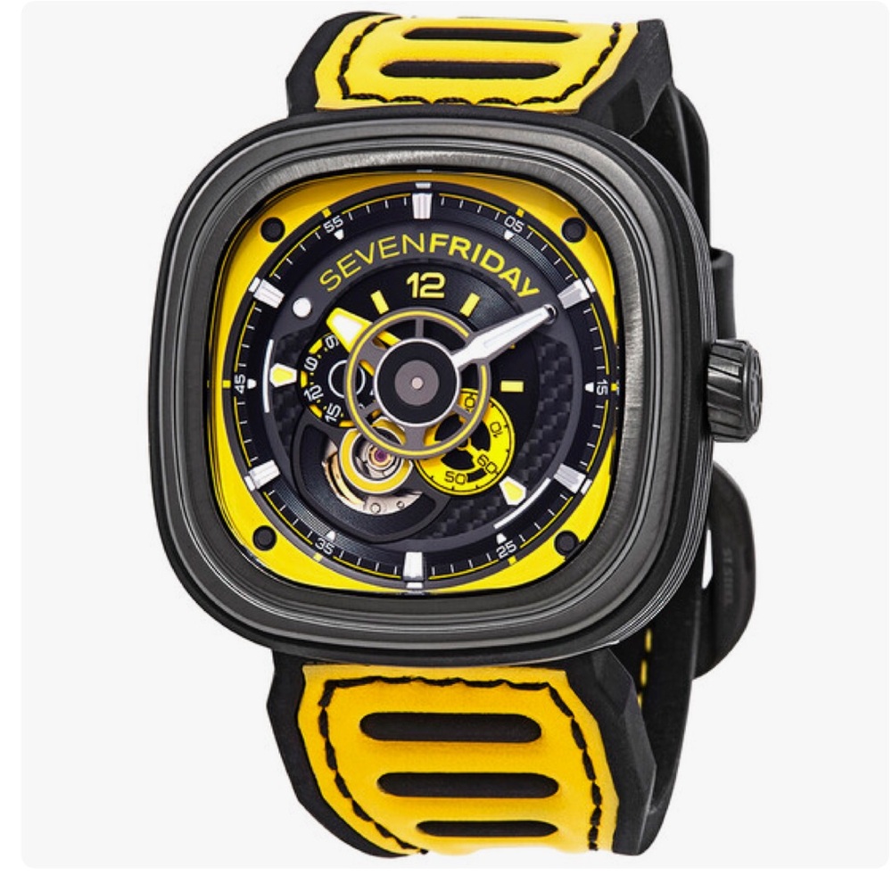 Sevenfriday Black and Yellow Watch